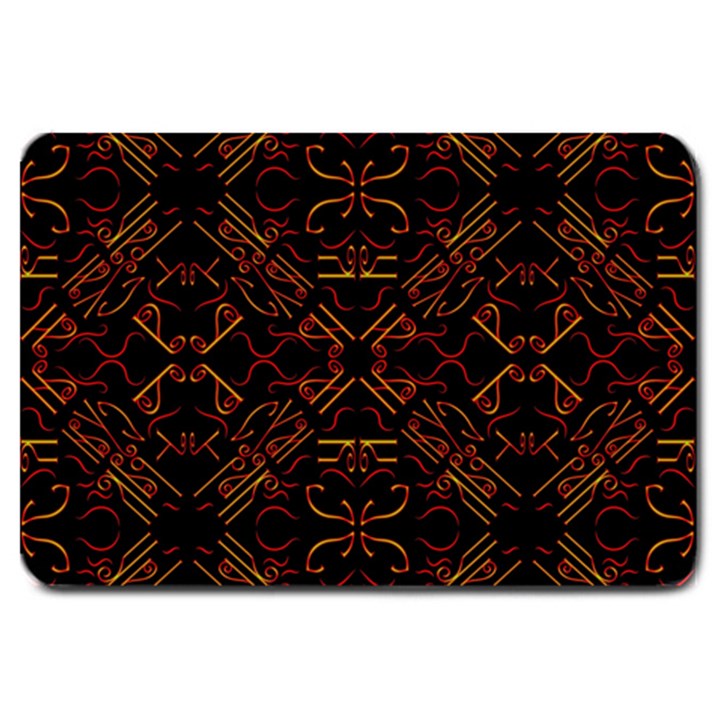 Abstract pattern geometric backgrounds   Large Doormat 