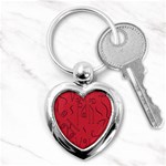 Abstract pattern geometric backgrounds   Key Chain (Heart) Front