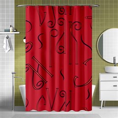 Abstract Pattern Geometric Backgrounds   Shower Curtain 48  X 72  (small)  by Eskimos