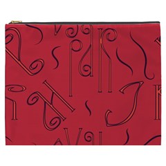 Abstract Pattern Geometric Backgrounds   Cosmetic Bag (xxxl) by Eskimos