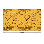 Abstract pattern geometric backgrounds   Business Card Holder Front