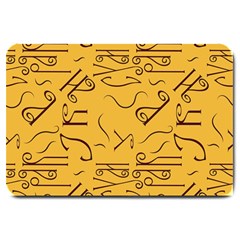 Abstract Pattern Geometric Backgrounds   Large Doormat  by Eskimos