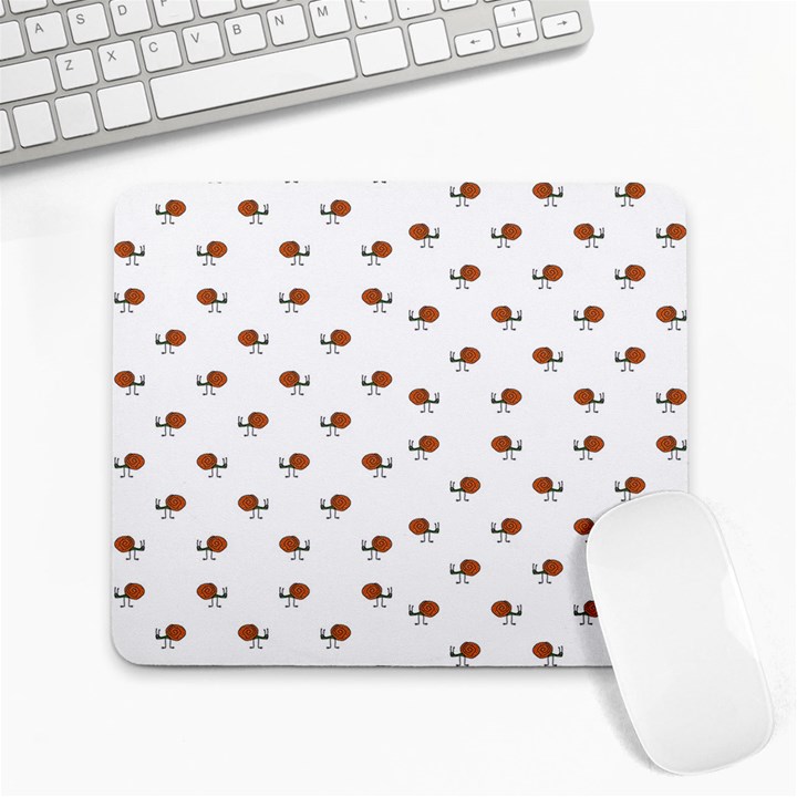 Funny Cartoon Sketchy Snail Drawing Pattern Large Mousepads