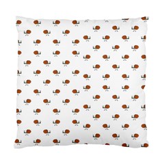 Funny Cartoon Sketchy Snail Drawing Pattern Standard Cushion Case (one Side) by dflcprintsclothing