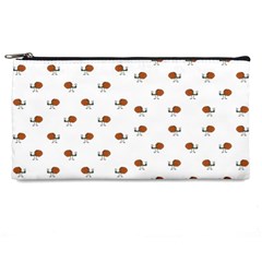 Funny Cartoon Sketchy Snail Drawing Pattern Pencil Case by dflcprintsclothing