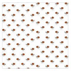 Funny Cartoon Sketchy Snail Drawing Pattern Large Satin Scarf (square) by dflcprintsclothing