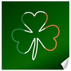 Shamrock Irish Clover St Patrick Canvas 16  X 16  by yoursparklingshop