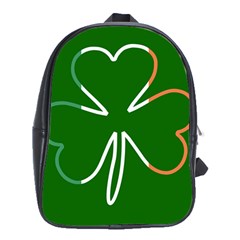 Shamrock Irish Clover St Patrick School Bag (xl) by yoursparklingshop