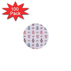 Pattern With Clothes For Newborns 1  Mini Buttons (100 Pack)  by SychEva