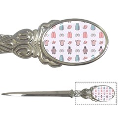 Pattern With Clothes For Newborns Letter Opener by SychEva