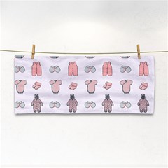 Pattern With Clothes For Newborns Hand Towel by SychEva