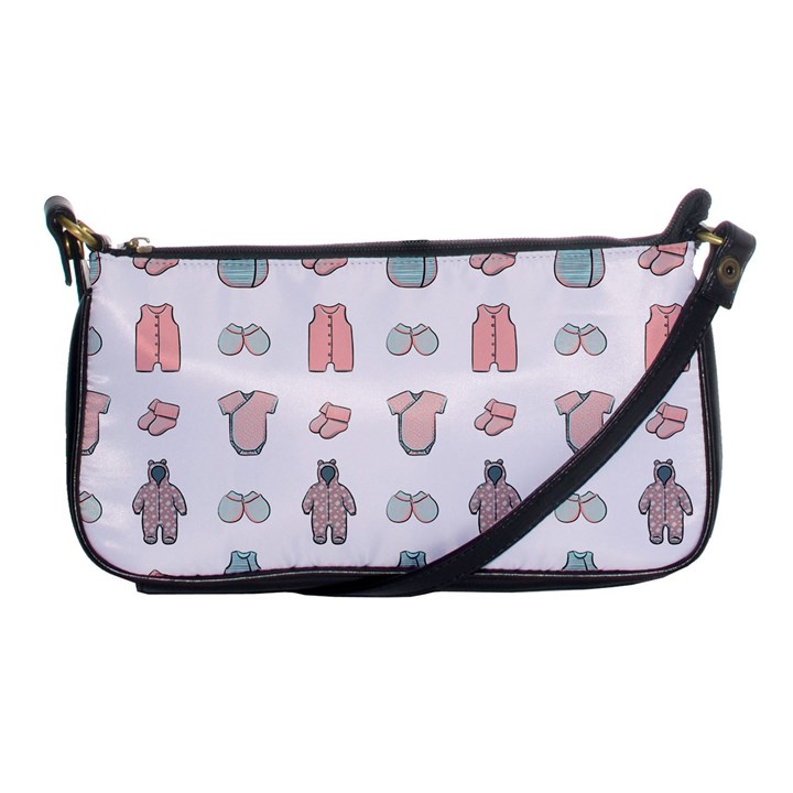 Pattern With Clothes For Newborns Shoulder Clutch Bag