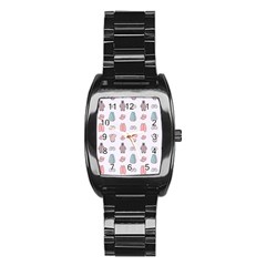 Pattern With Clothes For Newborns Stainless Steel Barrel Watch by SychEva