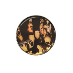 Candombe Drummers Warming Drums Hat Clip Ball Marker (10 Pack) by dflcprintsclothing