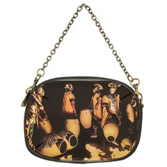 Candombe Drummers Warming Drums Chain Purse (two Sides) by dflcprintsclothing