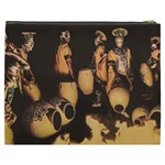 Candombe Drummers Warming Drums Cosmetic Bag (XXXL) Back