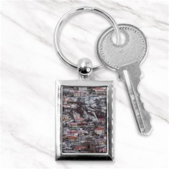 Metsovo Aerial Cityscape, Greece Key Chain (rectangle) by dflcprintsclothing