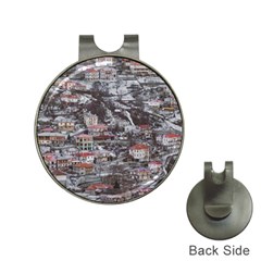 Metsovo Aerial Cityscape, Greece Hat Clips With Golf Markers by dflcprintsclothing