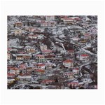 Metsovo Aerial Cityscape, Greece Small Glasses Cloth (2 Sides) Front