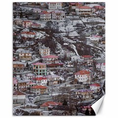 Metsovo Aerial Cityscape, Greece Canvas 11  X 14  by dflcprintsclothing