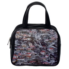 Metsovo Aerial Cityscape, Greece Classic Handbag (one Side) by dflcprintsclothing