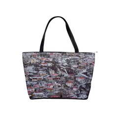 Metsovo Aerial Cityscape, Greece Classic Shoulder Handbag by dflcprintsclothing