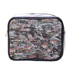 Metsovo Aerial Cityscape, Greece Mini Toiletries Bag (one Side)