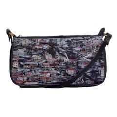 Metsovo Aerial Cityscape, Greece Shoulder Clutch Bag by dflcprintsclothing