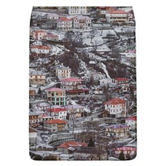 Metsovo Aerial Cityscape, Greece Removable Flap Cover (l) by dflcprintsclothing