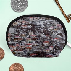 Metsovo Aerial Cityscape, Greece Accessory Pouch (medium) by dflcprintsclothing