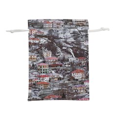 Metsovo Aerial Cityscape, Greece Lightweight Drawstring Pouch (s) by dflcprintsclothing