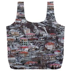 Metsovo Aerial Cityscape, Greece Full Print Recycle Bag (xxxl) by dflcprintsclothing