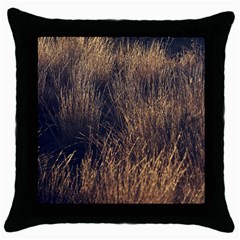 Field of light pattern 1 Throw Pillow Case (Black)