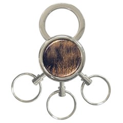 Field Of Light Pattern 1 3-ring Key Chain by DimitriosArt