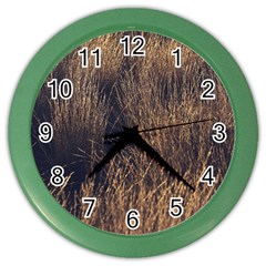 Field Of Light Pattern 1 Color Wall Clock by DimitriosArt