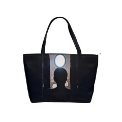 Woman Watching Window High Contrast Scene 2 Classic Shoulder Handbag by dflcprintsclothing