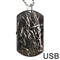 Abstract Light Games 1 Dog Tag Usb Flash (one Side) by DimitriosArt