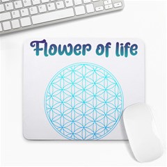 Flower Of Life  Large Mousepads by tony4urban