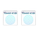 Flower Of Life  Cufflinks (Square) Front(Pair)