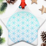 Flower Of Life  Star Ornament (Two Sides) Front