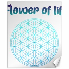 Flower Of Life  Canvas 11  X 14  by tony4urban