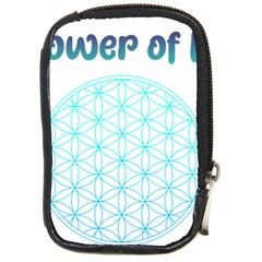 Flower Of Life  Compact Camera Leather Case by tony4urban