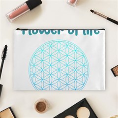 Flower Of Life  Cosmetic Bag (large) by tony4urban