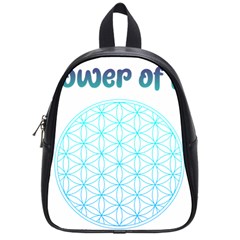 Flower Of Life  School Bag (small) by tony4urban