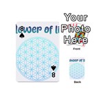 Flower Of Life  Playing Cards 54 Designs (Mini) Front - Spade8