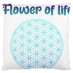 Flower Of Life  Large Cushion Case (one Side)