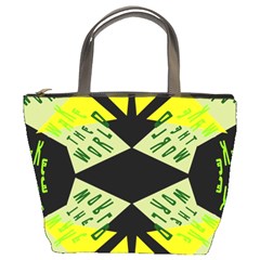 Abstract Pattern Geometric Backgrounds   Bucket Bag by Eskimos