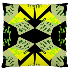 Abstract Pattern Geometric Backgrounds   Large Flano Cushion Case (two Sides) by Eskimos