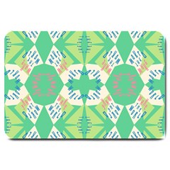 Abstract Pattern Geometric Backgrounds   Large Doormat  by Eskimos