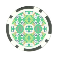 Abstract Pattern Geometric Backgrounds   Poker Chip Card Guard by Eskimos